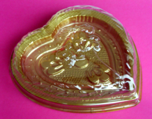 Boite plastique coeur