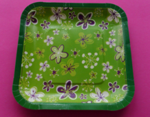 Assiettes vert