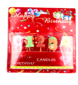 Bougie anniversaire en chiffre