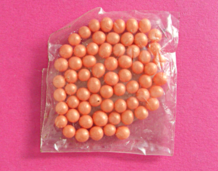Perles rose crevette