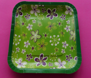 Assiettes vert