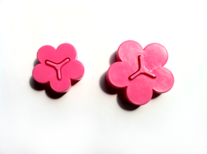 Tampon 2 fleurs