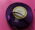Ruban satin violet